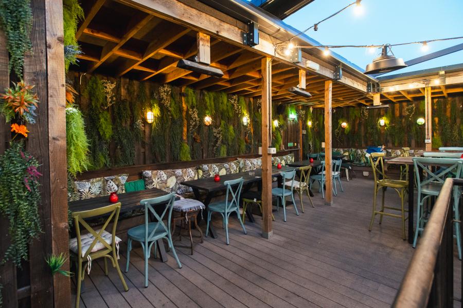 Rooftop terrace & Bar at Market House in Reading