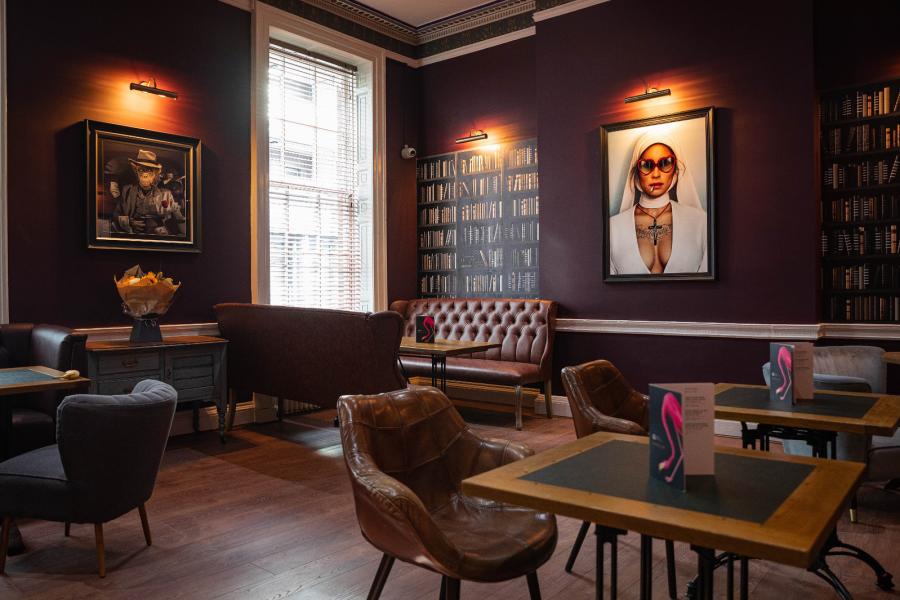 Reading Room at Royal Institution Bar in Ropewalks, Liverpool