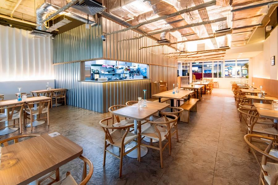 Indoor Dining Area at Kaeden Cafe in Singapore