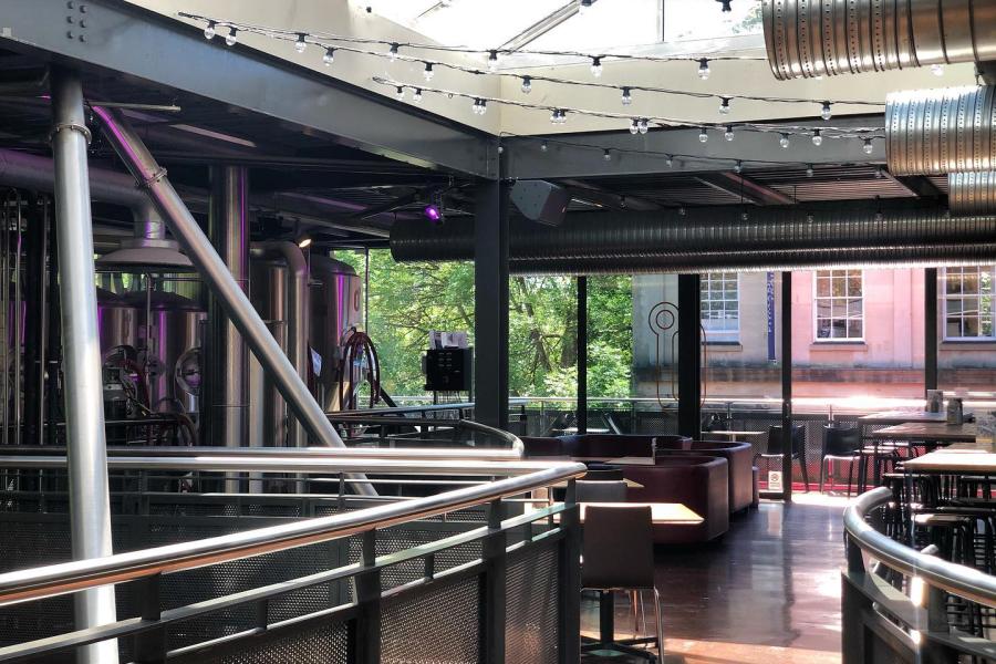 Tank Lounge & Terrace at Zerodegrees Microbrewery Reading in Reading